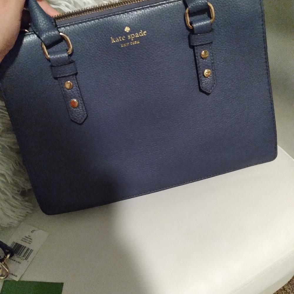 Kate spade blue color hand bag